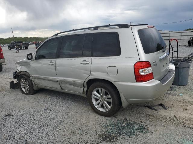 JTEDW21A560006660 - 2006 TOYOTA HIGHLANDER HYBRID SILVER photo 2