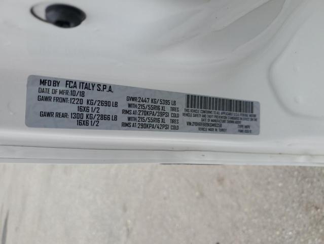 ZFBHRFBB9K6M18358 - 2019 RAM PROMASTER SLT 白色 照片 13