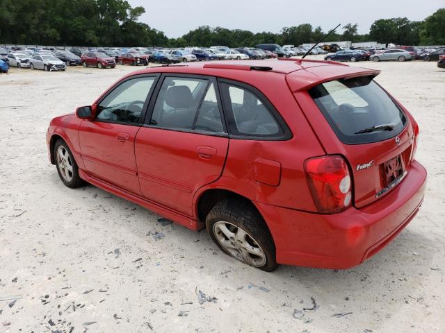 JM1BJ245821584555 - 2002 MAZDA PROTEGE PR5 RED photo 2