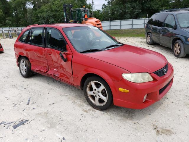 JM1BJ245821584555 - 2002 MAZDA PROTEGE PR5 RED photo 4