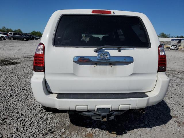 JTEZT14R068010286 - 2006 TOYOTA 4RUNNER SR5 WHITE photo 6