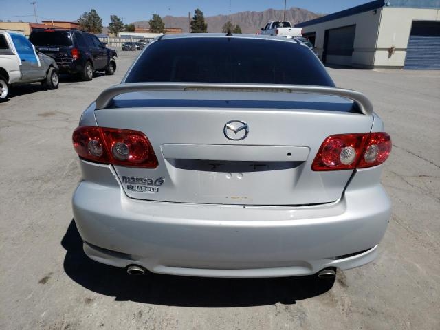 1YVHP80DX45N81283 - 2004 MAZDA 6 S SILVER photo 6