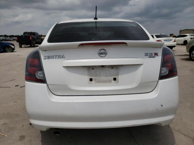 3N1CB6AP6CL733282 - 2012 NISSAN SENTRA SE-R SPEC V WHITE photo 6