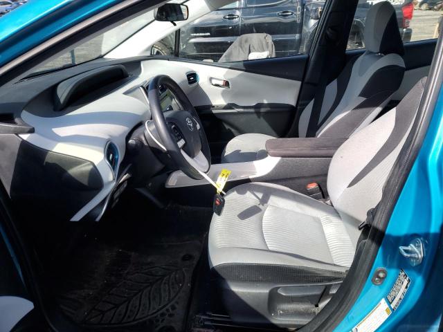 JTDKARFP1J3094632 - 2018 TOYOTA PRIUS PRIM 蓝色 照片 7