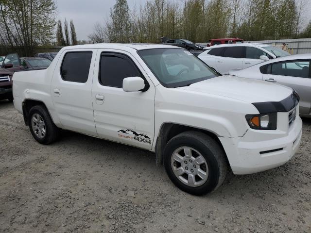 2HJYK16556H551319 - 2006 HONDA RIDGELINE RTL WHITE photo 4