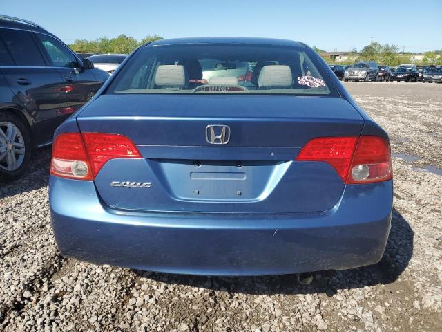 JHMFA16527S007156 - 2007 HONDA CIVIC LX BLUE photo 6