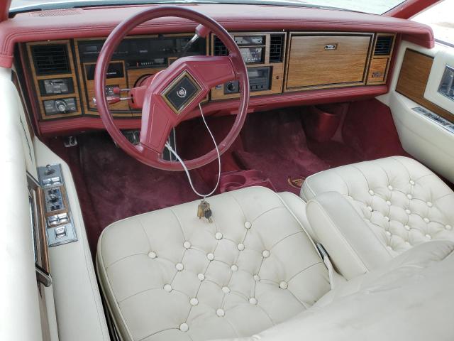 1G6AL678XEE658951 - 1984 CADILLAC ELDORADO BIARRITZ MAROON photo 8