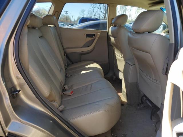 JN8AZ08T94W227767 - 2004 NISSAN MURANO SL GOLD photo 11