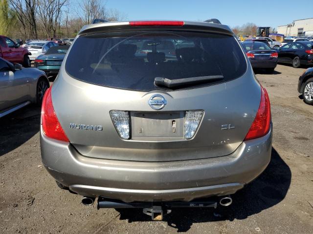 JN8AZ08T94W227767 - 2004 NISSAN MURANO SL GOLD photo 6