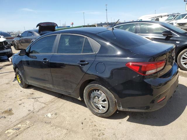 3KPA24AD4LE353876 - 2020 KIA RIO LX BLACK photo 2