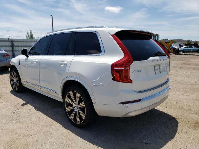 YV4H60CZXN1859073 - 2022 VOLVO XC90 T8 RECHARGE INSCRIPTION EXPRESS WHITE photo 2