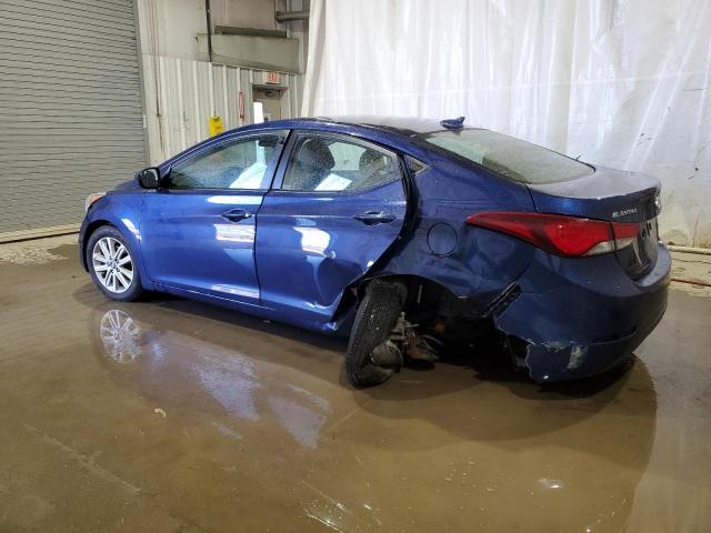 5NPDH4AE6GH719830 - 2016 HYUNDAI ELANTRA SE BLUE photo 2