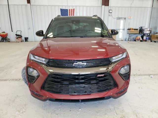 KL79MUSL5NB053702 - 2022 CHEVROLET TRAILBLAZE RS RED photo 5