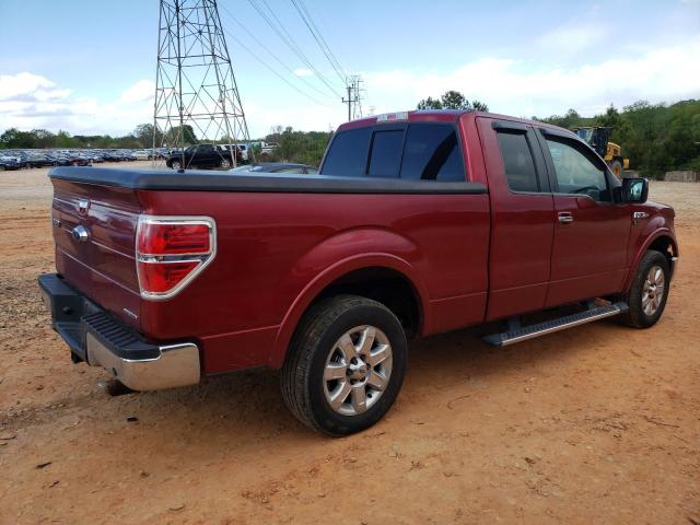 1FTFX1CF4DFB07194 - 2013 FORD F150 SUPER CAB RED photo 3