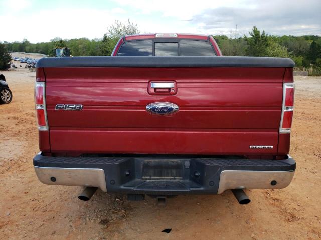 1FTFX1CF4DFB07194 - 2013 FORD F150 SUPER CAB RED photo 6