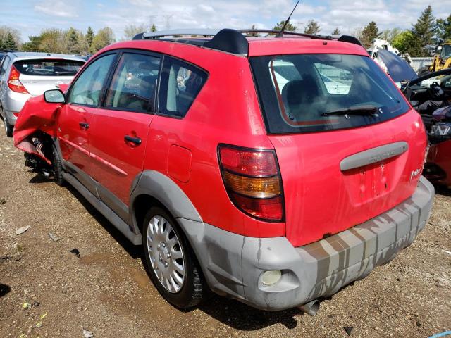 5Y2SL62834Z460356 - 2004 PONTIAC VIBE RED photo 2