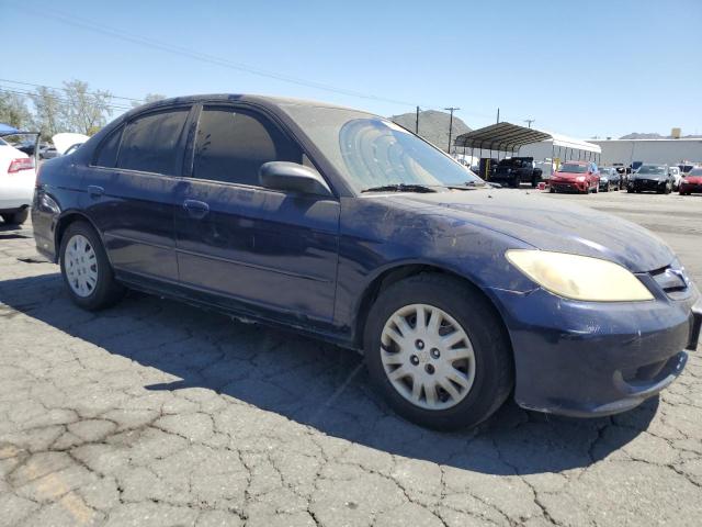 2HGES16554H534297 - 2004 HONDA CIVIC LX BLUE photo 4