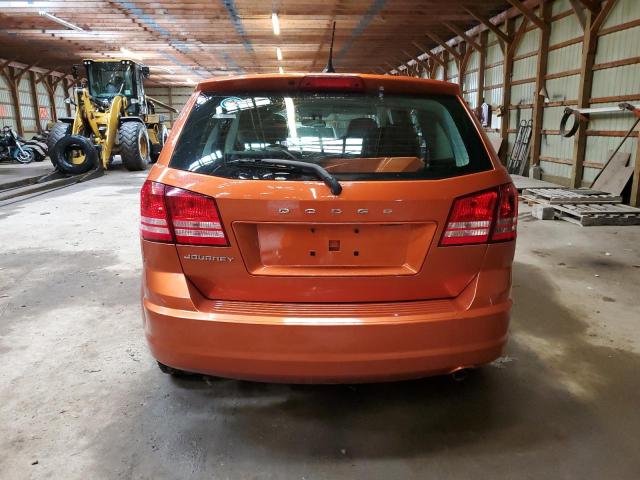 3D4PG4FB7BT558897 - 2011 DODGE JOURNEY EXPRESS ORANGE photo 6