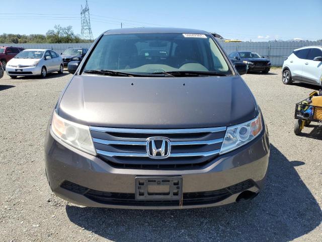 5FNRL5H4XDB067408 - 2013 HONDA ODYSSEY EX GRAY photo 5