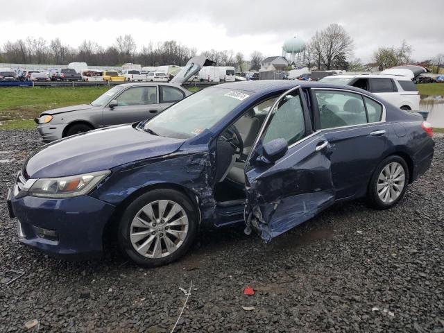 1HGCR2F74EA005868 - 2014 HONDA ACCORD EX BLUE photo 1