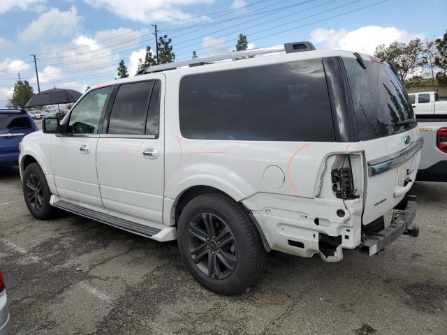 1FMJK1KT6HEA59138 - 2017 FORD EXPEDITION EL LIMITED WHITE photo 2