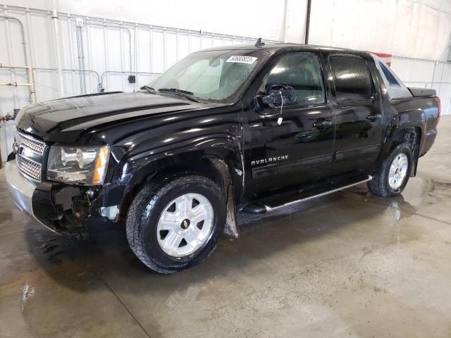 3GNVKFE05AG103415 - 2010 CHEVROLET AVALANCHE LT BLACK photo 1