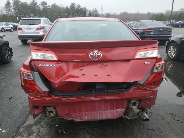 4T1BF1FK9CU568178 - 2012 TOYOTA CAMRY BASE RED photo 6