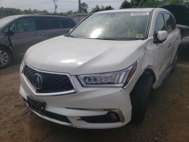 5FRYD4H5XHB018905 - 2017 ACURA MDX TECHNOLOGY WHITE photo 2