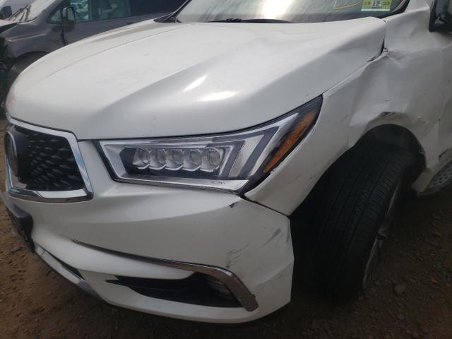 5FRYD4H5XHB018905 - 2017 ACURA MDX TECHNOLOGY WHITE photo 9
