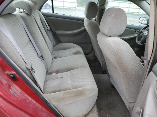 2T1BR32E45C427462 - 2005 TOYOTA COROLLA CE RED photo 10