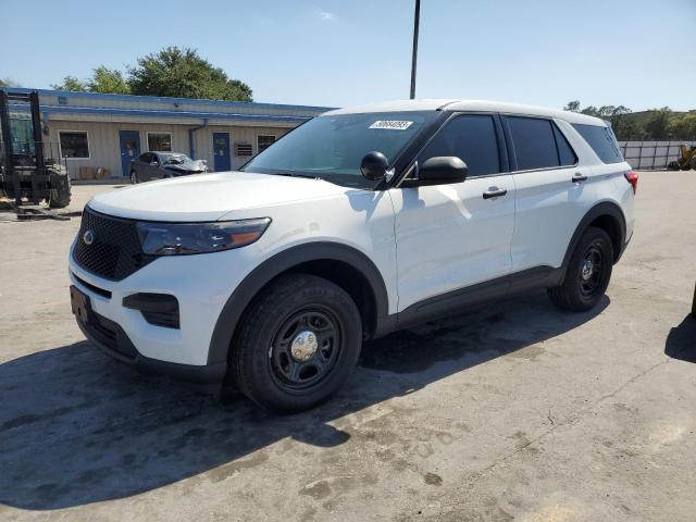 1FM5K8AB9MGA46904 - 2021 FORD EXPLORER POLICE INTERCEPTOR WHITE photo 1