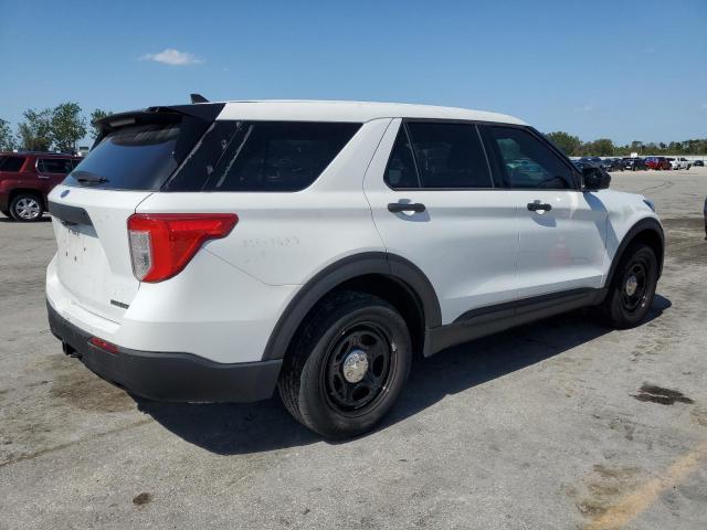 1FM5K8AB9MGA46904 - 2021 FORD EXPLORER POLICE INTERCEPTOR 白色 照片 3