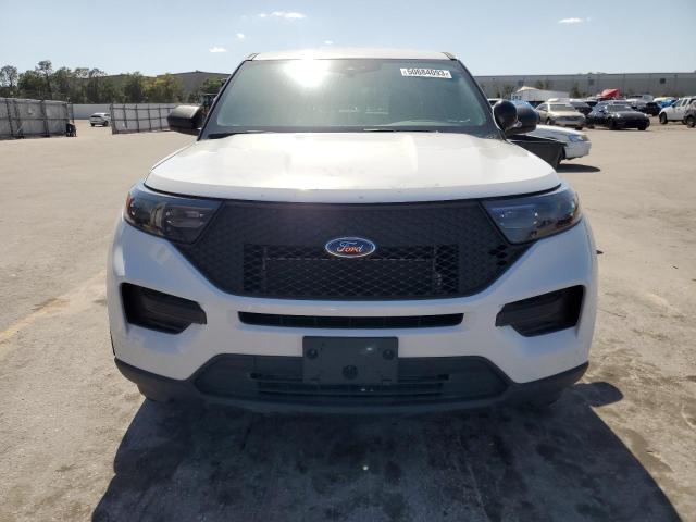 1FM5K8AB9MGA46904 - 2021 FORD EXPLORER POLICE INTERCEPTOR 白色 照片 5