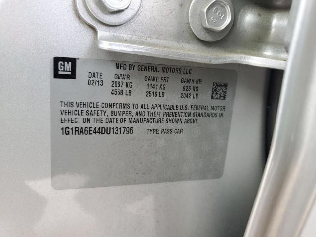 1G1RA6E44DU131796 - 2013 CHEVROLET VOLT SILVER photo 13