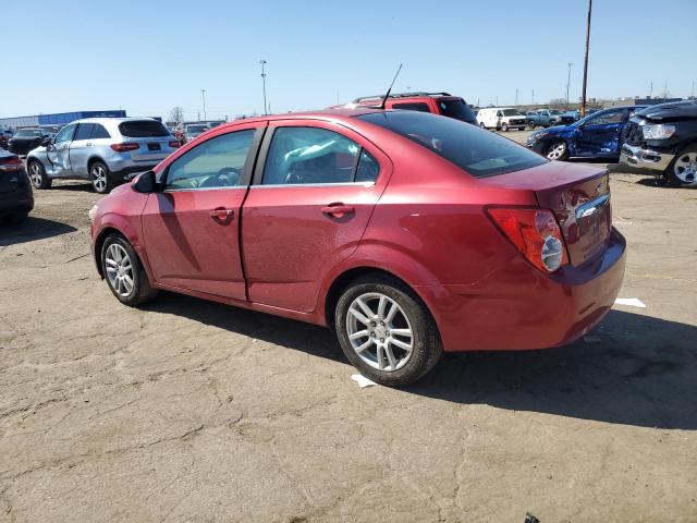 1G1JC5SH2C4179174 - 2012 CHEVROLET SONIC LT RED photo 2