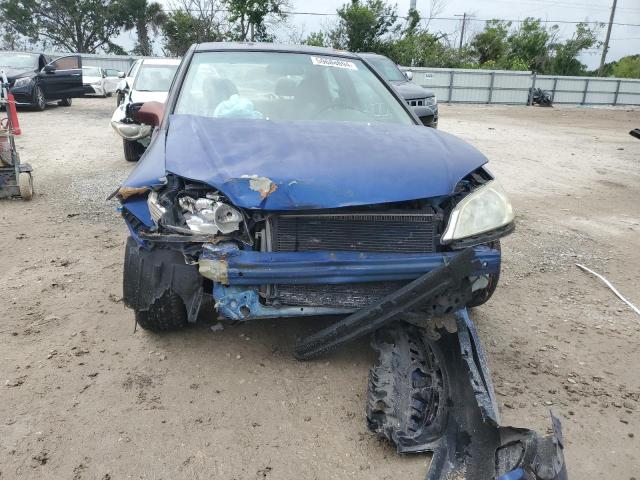 2HGES16334H605611 - 2004 HONDA CIVIC DX VP BLUE photo 5