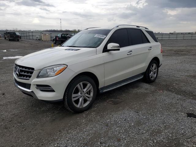 4JGDA5HB9DA144868 - 2013 MERCEDES-BENZ ML 350 4MATIC WHITE photo 1