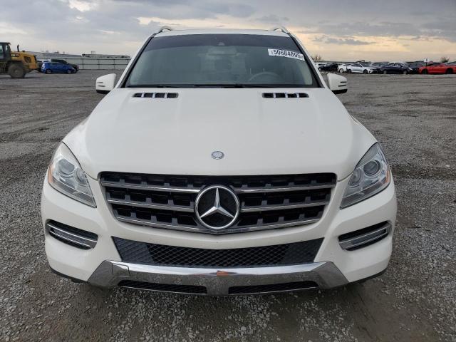 4JGDA5HB9DA144868 - 2013 MERCEDES-BENZ ML 350 4MATIC WHITE photo 5