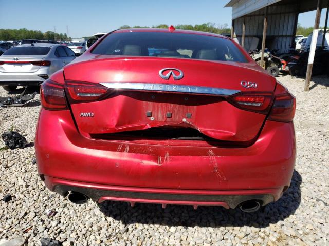 JN1EV7CR6MM751096 - 2021 INFINITI Q50 SENSORY RED photo 6