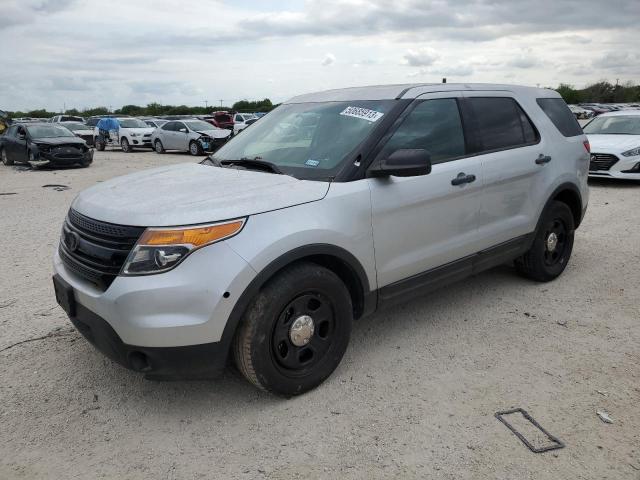 1FM5K8ARXEGB27330 - 2014 FORD EXPLORER POLICE INTERCEPTOR SILVER photo 1