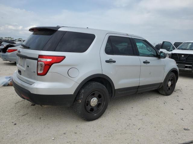 1FM5K8ARXEGB27330 - 2014 FORD EXPLORER POLICE INTERCEPTOR SILVER photo 3
