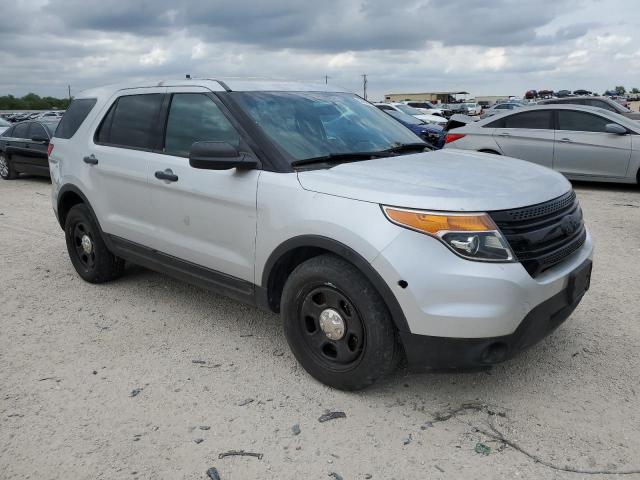 1FM5K8ARXEGB27330 - 2014 FORD EXPLORER POLICE INTERCEPTOR SILVER photo 4