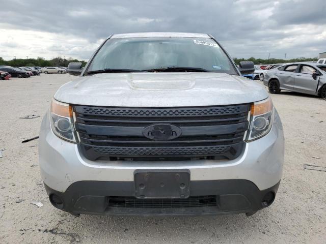 1FM5K8ARXEGB27330 - 2014 FORD EXPLORER POLICE INTERCEPTOR SILVER photo 5