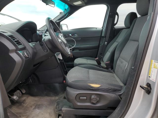 1FM5K8ARXEGB27330 - 2014 FORD EXPLORER POLICE INTERCEPTOR SILVER photo 7