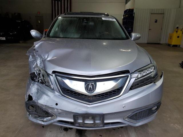 5J8TB3H7XJL001460 - 2018 ACURA RDX ADVANCE SILVER photo 5