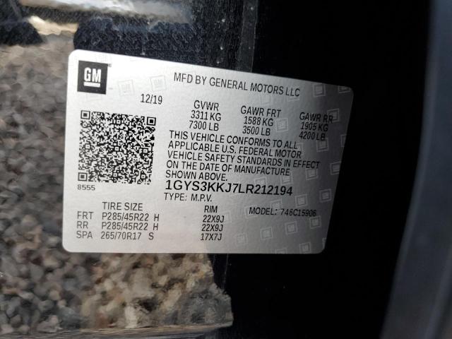 1GYS3KKJ7LR212194 - 2020 CADILLAC ESCALADE ESV PLATINUM Qara foto 14