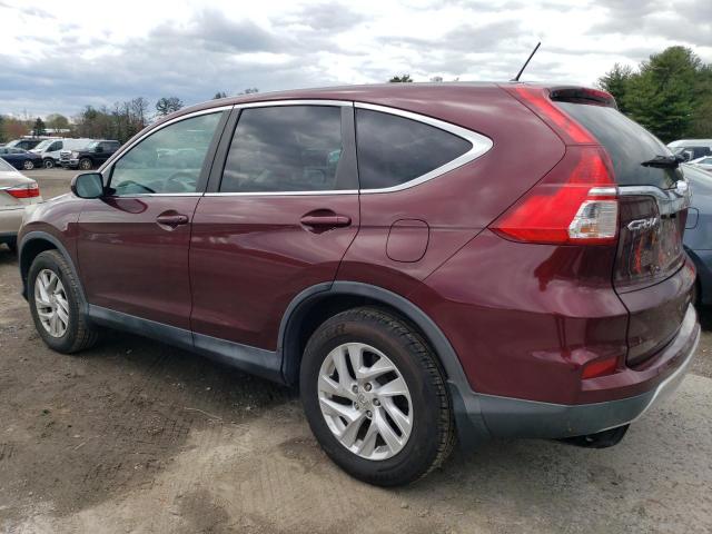 2HKRM4H55FH625217 - 2015 HONDA CR-V EX MAROON photo 2