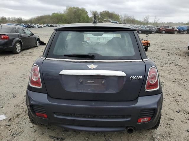 WMWSU3C51DT373474 - 2013 MINI COOPER GRAY photo 6