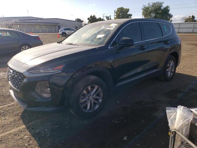 5NMS23AD5KH035254 - 2019 HYUNDAI SANTA FE SE BLACK photo 1