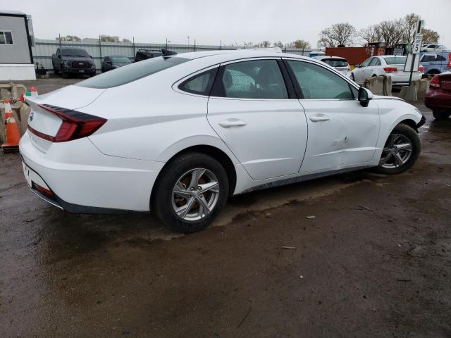 5NPEG4JA0MH112404 - 2021 HYUNDAI SONATA SE WHITE photo 3